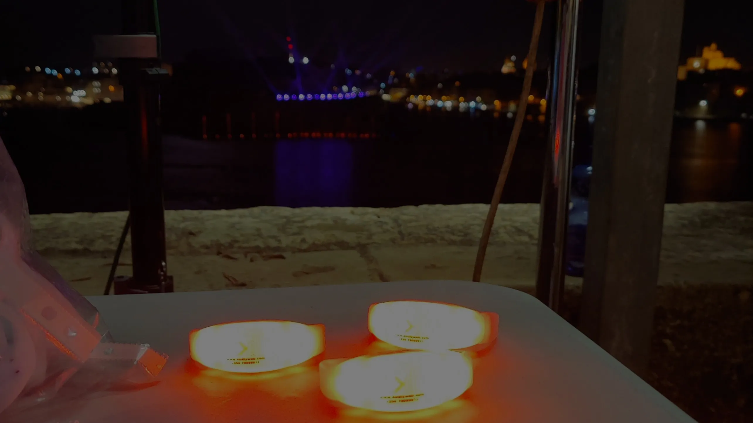 Synchronised led wristbands used at the Pegeant of the Seas event in Valletta, Malta that can be controlled by the company Kodly.