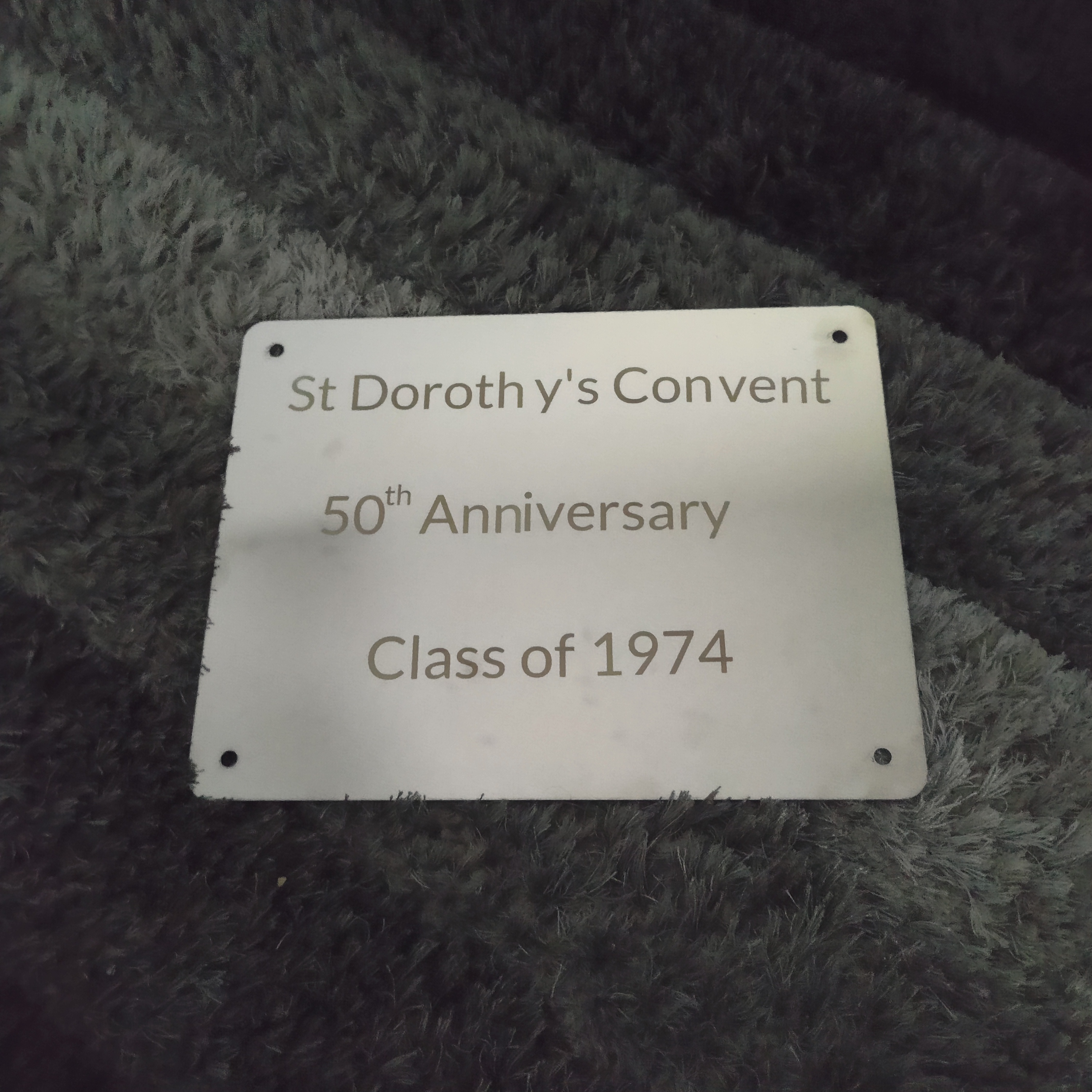 plaque Laser engraving by Kodly